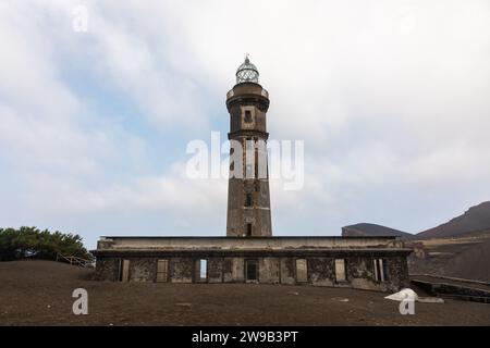 Capelinhos, île de Faial, Açores, Portugal Banque D'Images