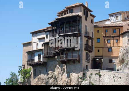 Musée d'art abstrait dans les maisons suspendues de Cuenca Banque D'Images