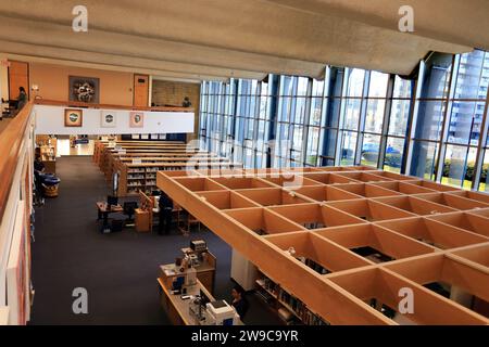 Grinton I Bibliothèque Yonkers NY Banque D'Images