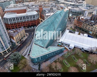 Image aérienne de Manchester Banque D'Images