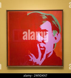Autoportrait d'Andy Warhol Banque D'Images