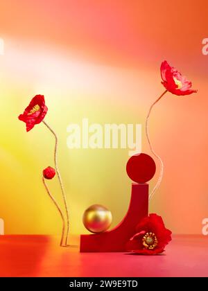 Arrière-plans de présentation des produits, arrière-plan des photos de produits, arrière-plans de publicité des produits Banque D'Images