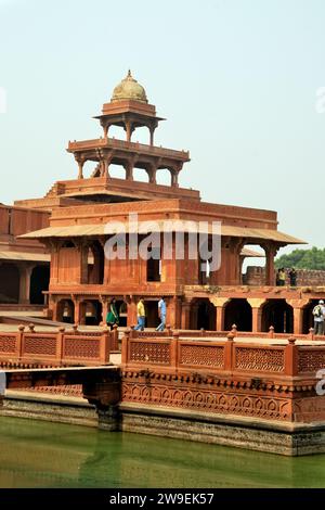 ANUP Talao & environs, un site du patrimoine mondial de l'UNESCO situé à Fatehpur Sikri, Uttar Pradesh, Inde Banque D'Images