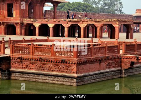 ANUP Talao & environs, un site du patrimoine mondial de l'UNESCO situé à Fatehpur Sikri, Uttar Pradesh, Inde Banque D'Images