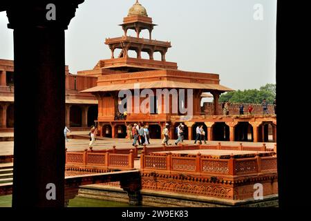 ANUP Talao & environs, un site du patrimoine mondial de l'UNESCO situé à Fatehpur Sikri, Uttar Pradesh, Inde Banque D'Images