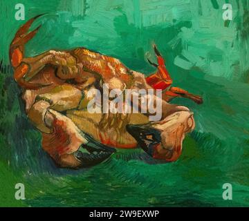 Un crabe sur son dos, Vincent van Gogh, 1887, Banque D'Images