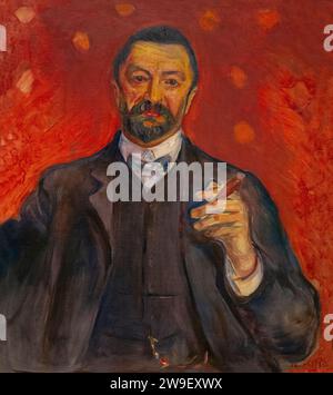 Portrait de Felix Auerbach, 1906, Edvard Munch, 1906, Banque D'Images