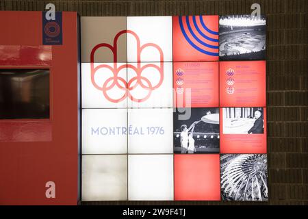 Montréal Jeux olympiques de 1976 au Stade olympique de Montréal, Québec, Canada Banque D'Images