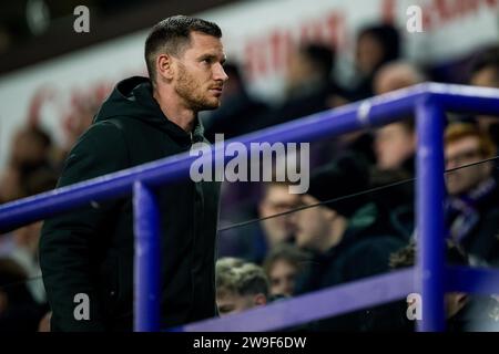 Bruxelles, Belgique. 27 décembre 2023. Jan Vertonghen d'Anderlecht est vu lors d'un match de football entre le RSC Anderlecht et le cercle Brugge KSV, mercredi 27 décembre 2023 à Bruxelles, le 20e jour de la 2023-2024 'Jupiler Pro League' première division du championnat belge. BELGA PHOTO JASPER JACOBS crédit : Belga News Agency/Alamy Live News Banque D'Images