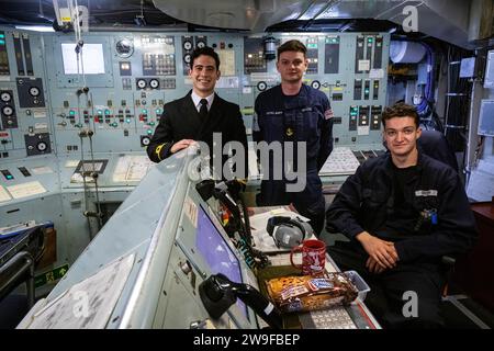 Frégate antisous-marine de classe Duke de la Royal Navy HMS Portland pendant la semaine de la flotte à Halifax, Nouvelle-Écosse, Canada. Banque D'Images