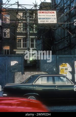 1976 photo d'archive de Golden Square, Soho. Banque D'Images