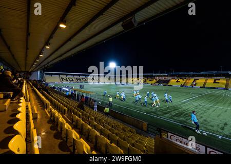 Livingston, Écosse. 27 décembre 2023. Le Tony Macaroni Arena sous les projecteurs ce soir Livingston vs St Johnstone - Cinch Premiership Credit : Raymond Davies / Alamy Live News Banque D'Images