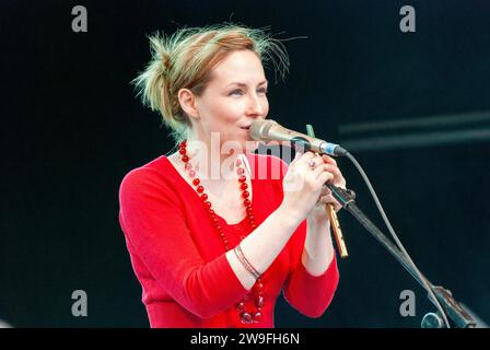 Julie Fowlis au Larmer Tree Festival, 2008 Banque D'Images