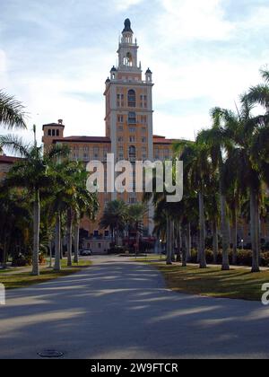 Miami, Floride, États-Unis -2 janvier 2012 : Hôtel historique Biltmore à Coral Gables. Banque D'Images