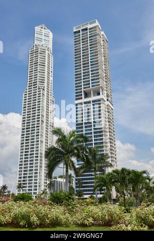 Vue des gratte-ciel dans la ville de Panama, République du Panama, Amérique centrale, Amérique Banque D'Images