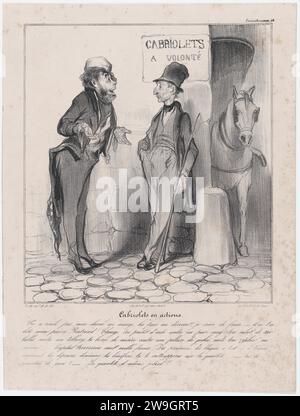 Planche 24 : concerts en action, de 'Caricaturana', publié dans les Robert Macaires 1953 par honore Daumier Banque D'Images