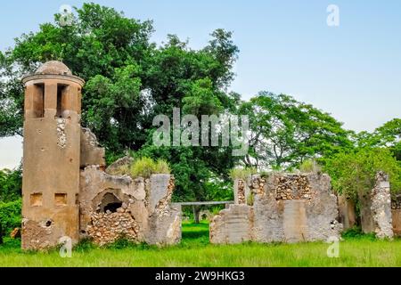 Ruines historiques de Trocha Mariel Majana, Cuba Banque D'Images