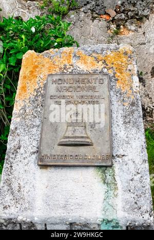 Ruines historiques de Trocha Mariel Majana, Cuba Banque D'Images