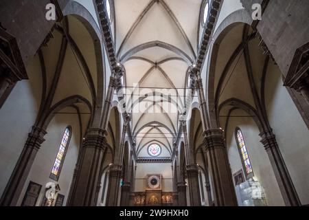 Florence, Italie. 18 mai 2017 : intérieur de la cathédrale Duomo de Florence. Basilica di Santa Maria del Fiore ou Basilique de Sainte Marie de la Fleur à Flor Banque D'Images