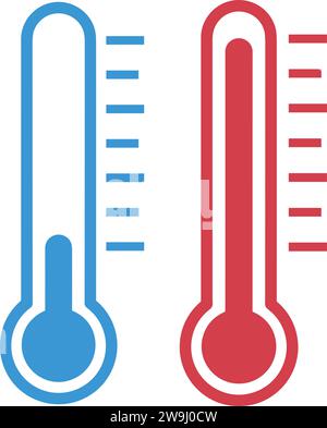 Icône de thermomètre médical avec silhouette Mercury | thermomètre de température vecteur Illustration de Vecteur