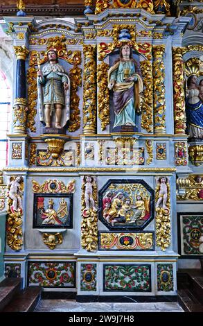 Sainte Marie du menez Hom Chapel, Plomodiern, Finistère, Bretagne, France, Europe Banque D'Images