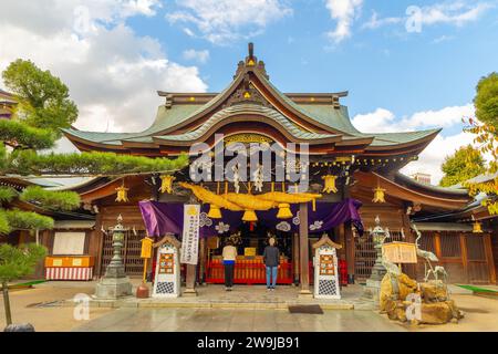 Sanctuaire de Kushida, 757 AD, Hakata, Fukuoka, Japon Banque D'Images