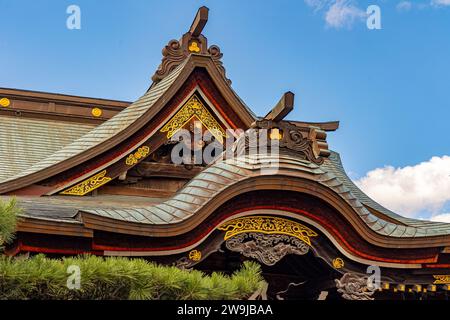 Sanctuaire de Kushida, 757 AD, Hakata, Fukuoka, Japon Banque D'Images