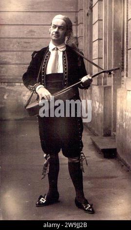 Aleksander Zelwerowicz dans le rôle de Figaro de Waclaw Szymborski. Banque D'Images
