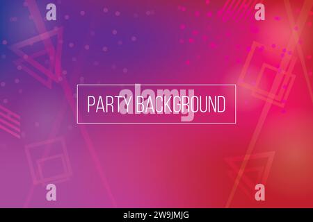 Conception vectorielle de fond de fête Anniversarry Illustration de Vecteur