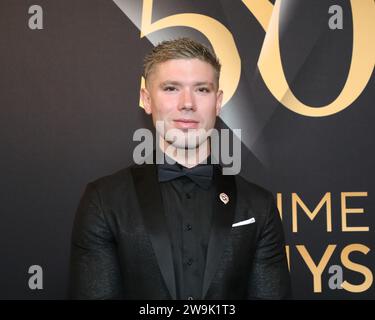 Los Angeles, Californie, États-Unis. 15 décembre 2023. Acteur Kristos Andrews participant à la 50e cérémonie annuelle des Daytime Emmy Awards au Westin Bonaventure Hotel & Suites, Los Angeles, Californie, le 15 décembre 2023. Crédit : Sheri Determan Banque D'Images