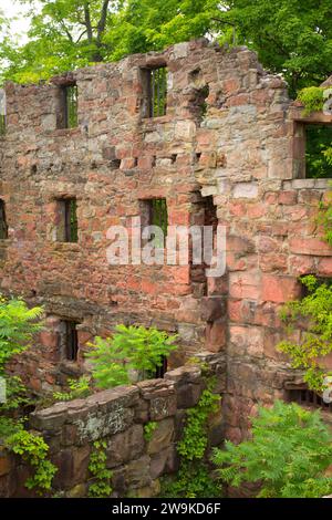 Doris Day ruine, ancienne prison & New-Gate archéologiques préserver, mine de cuivre Connecticut Banque D'Images