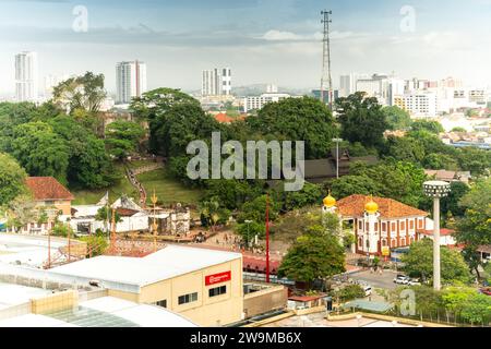 Une vue de jour de la ville de Malacca. Banque D'Images