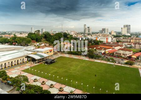 Une vue de jour de la ville de Malacca. Banque D'Images