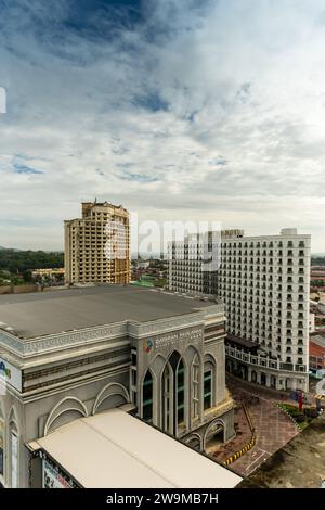 Une vue de jour de la ville de Malacca. Banque D'Images