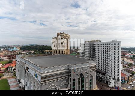 Une vue de jour de la ville de Malacca. Banque D'Images