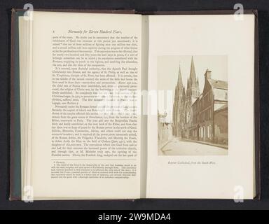 Cathédrale de Bayeux, du Sud-Ouest, Joseph Cundall, c. 1855 - en ou avant 1865 photographie Bayeux support photographique estampe albumen église (extérieur). Façade (de maison ou bâtiment) Cathédrale de Bayeux Banque D'Images