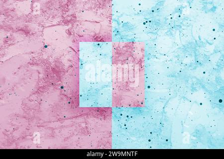 Fond minimaliste grunge bleu violet avec des points. Conception vectorielle abstraite Illustration de Vecteur
