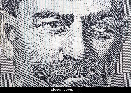 Sir John Monash un portrait en gros plan de l'argent australien - Dollar Banque D'Images