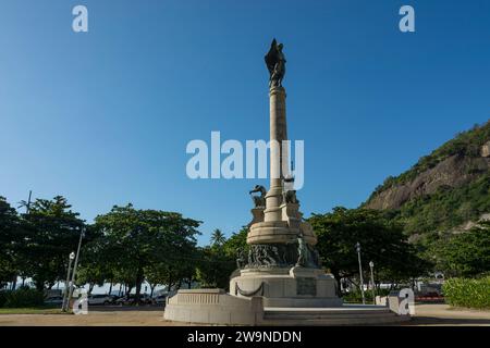 Rio de Janeiro, Brésil. Monument et Mausolée des héros de la bataille de Laguna. Guerre entre le Brésil et le Paraguay en 1866. Banque D'Images