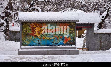 Deux semaines à Jilin City, en Chine Banque D'Images