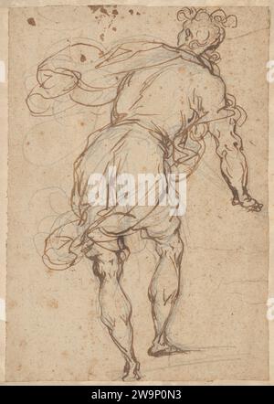 Figure masculine vue de derrière 1975 par Alessandro Maganza Banque D'Images