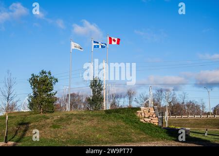 Bienvenue au panneau de la ville de Pincourt sur le boulevard Cardinal-léger à Québec, Canada Banque D'Images