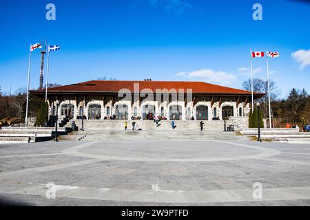 Chalet du Mont-Royal à Montréal, Québec, Canada Banque D'Images