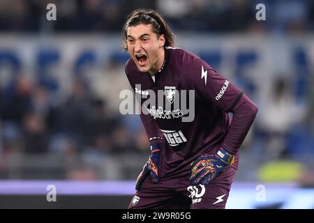 Rome, Italie. 29 décembre 2023. Stefano Turati de Frosinone lors du match de football Serie A entre SS Lazio et Frosinone Calcio au stade Olimpico de Rome (Italie), le 29 décembre 2023. Crédit : Insidefoto di andrea staccioli/Alamy Live News Banque D'Images