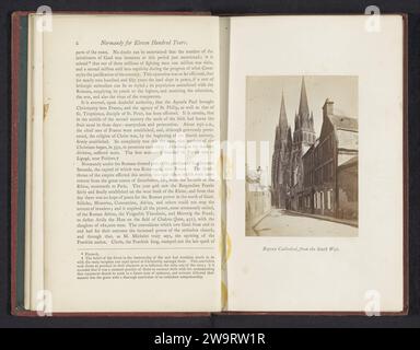 Cathédrale de Bayeux, du Sud-Ouest, Joseph Cundall, c. 1855 - en ou avant 1865 photographie Bayeux support photographique estampe albumen église (extérieur). Façade (de maison ou bâtiment) Cathédrale de Bayeux Banque D'Images