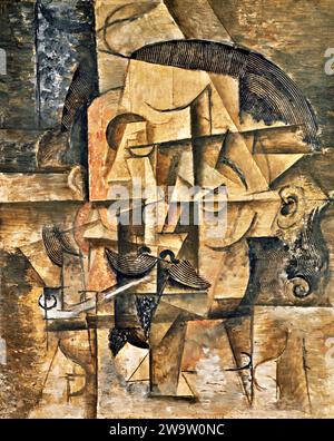 Le modèle, 1912 le pote, Picasso, Pablo Illustration de Vecteur