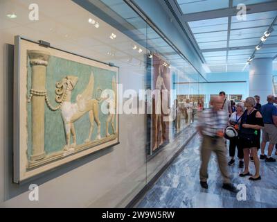 Musée archéologique d'Héraklion, intérieur, ville d'Héraklion, Crète, Grèce Banque D'Images