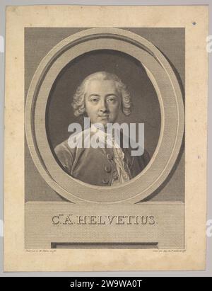 Portrait de Claude Adrien Helvetius (17151771) 2007 par Augustin de Saint-Aubin Banque D'Images