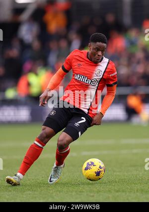 Luton, Royaume-Uni. 30 décembre 2023. Chiedozie Ogbene lors du match de Premier League à Kenilworth Road, Luton. Le crédit photo devrait se lire : David Klein/Sportimage crédit : Sportimage Ltd/Alamy Live News Banque D'Images