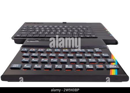 Sinclair Spectrum Suivant et original clé en caoutchouc Sinclair Spectrum Banque D'Images
